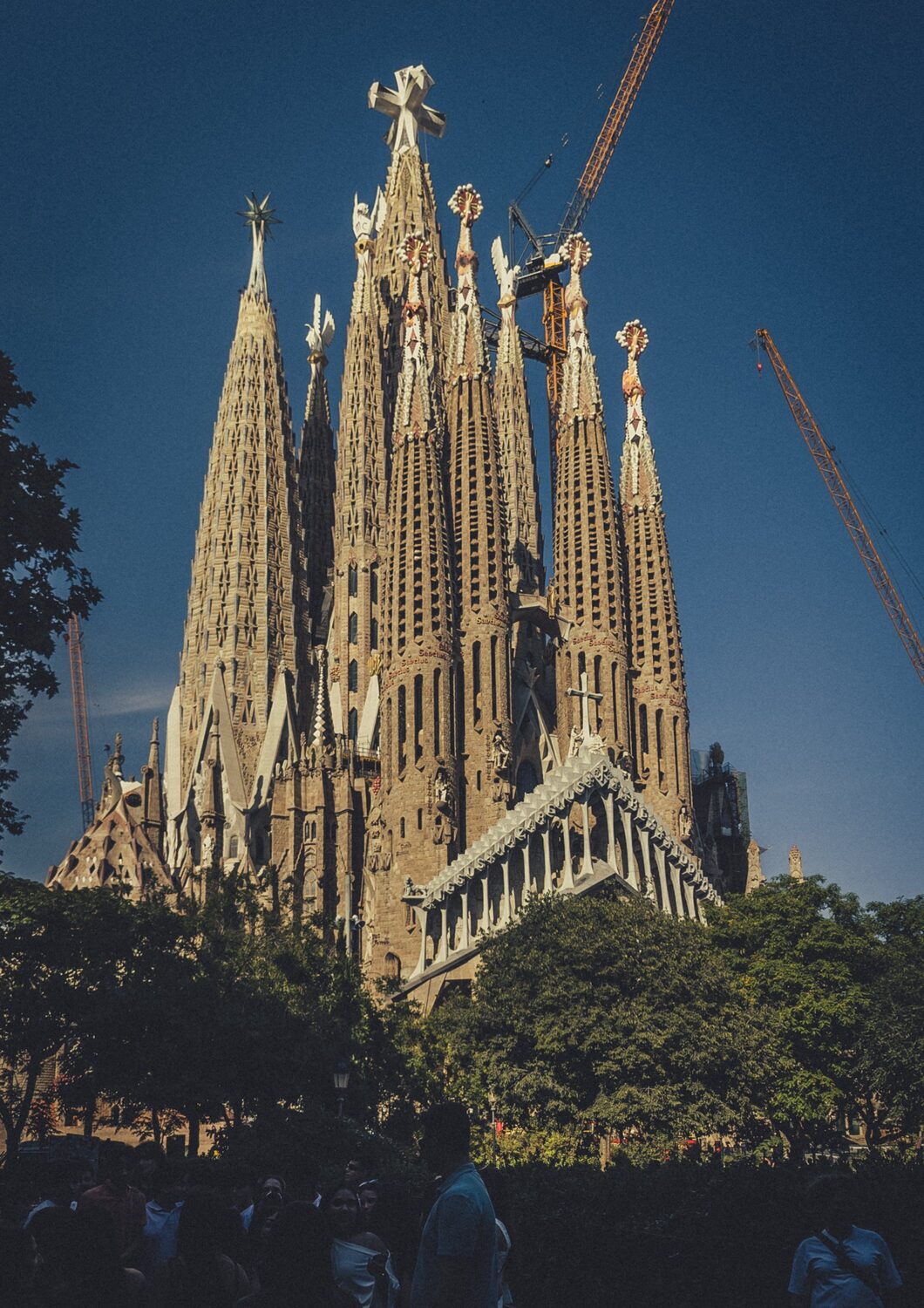 A church and some other buildings