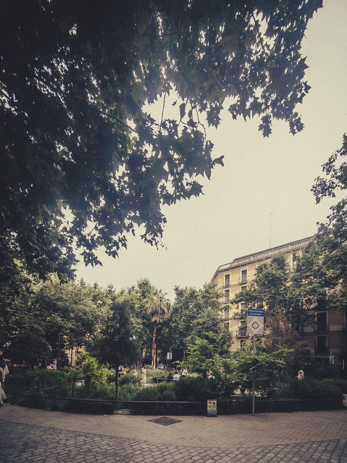 A church and some other buildings