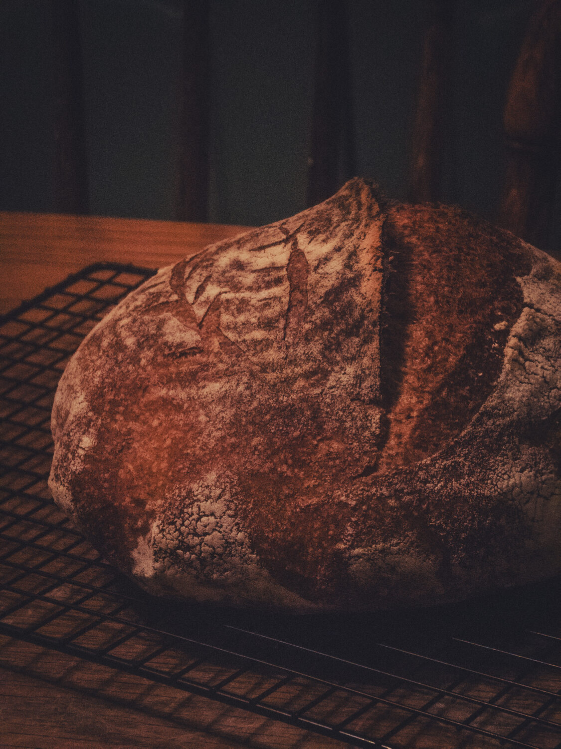 De geur van warm, versgebakken brood.